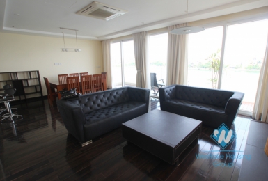 High quality 3 bedrooms apartment for rent in Xuan Dieu, Tay Ho, Hanoi